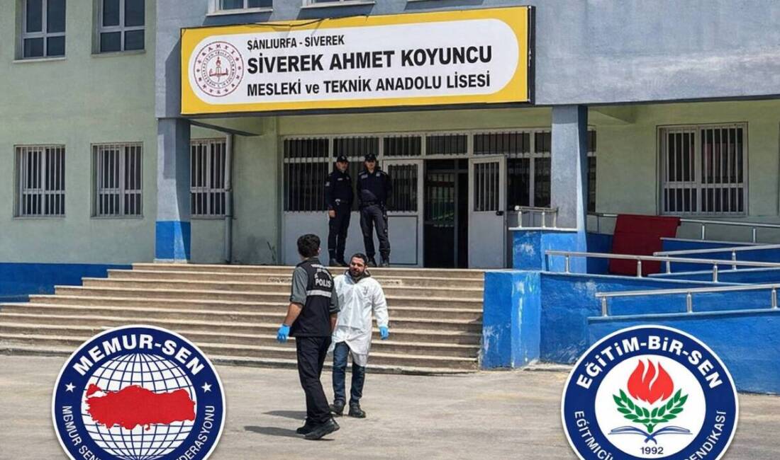 Şanlıurfa’nın Siverek ilçesinde Ahmet Koyuncu Mesleki ve Teknik Anadolu Lisesi’nde