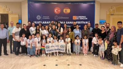 Antalya’da düzenlenen School Art Competition Uluslararası Sanat Yarışması’nda önemli dereceler