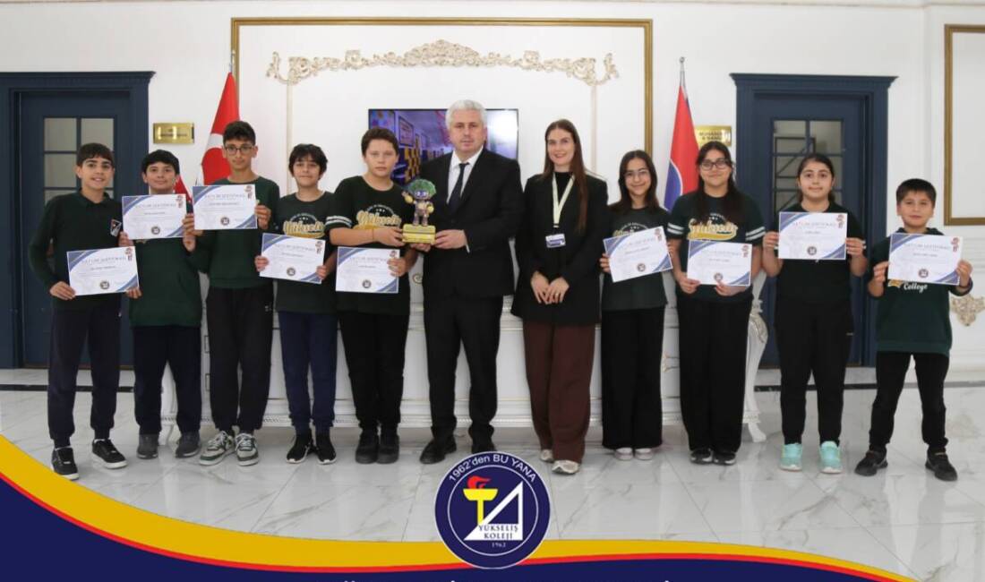 İskenderun’daki özel eğitim kurumlarından Yükseliş Koleji, robot yarışmasında dereceye giren