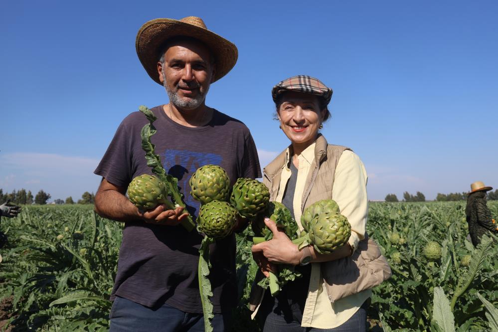 Hatay'da akademisyen çiftçi Elif Ovalı tarafından 5 dönüm arazide başlayan