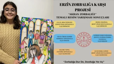 Erzin ilçesinde ilkokul ve ortaokul öğrencileri arasında “Akran zorbalığına karşı