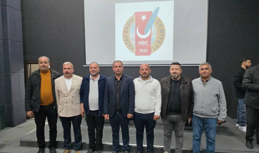 Hatay Basın Cemiyeti (HBC) 2. Olağanüstü Genel Kurulu’nda başkanlığa Adem