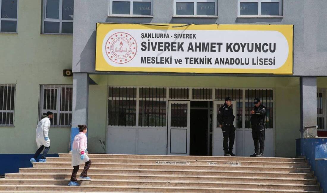 Şanlıurfa’nın Siverek ilçesinde bir meslek lisesinde yaşanan silahlı saldırıya ilişkin