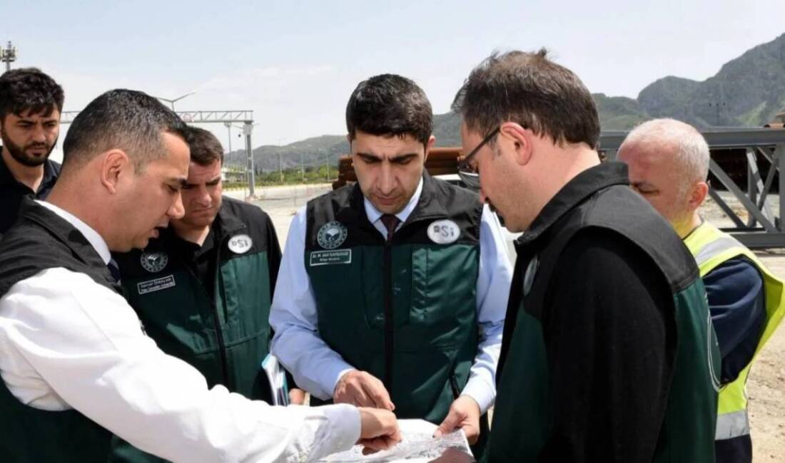 Hatay İl Koordinasyon Kurulu toplantısında, Devlet Su İşleri (DSİ) 6.