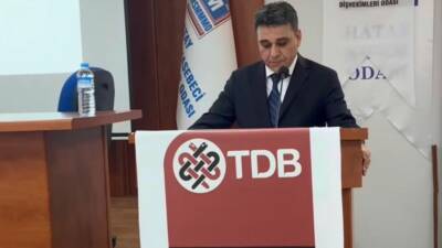 Hatay Diş Hekimleri Odası’nda gerçekleştirilen 21. Olağan Kongre’nin ardından yönetim