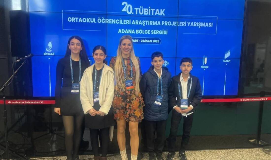 Hatay’ın Samandağ ilçesine bağlı Avcılar Ortaokulu öğrencileri, TÜBİTAK projesiyle önemli