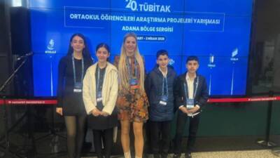 Hatay’ın Samandağ ilçesine bağlı Avcılar Ortaokulu öğrencileri, TÜBİTAK projesiyle önemli