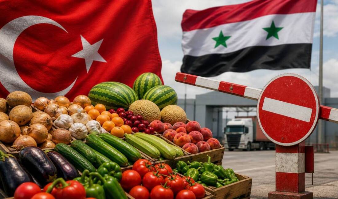 Suriye, Türkiye’den ithal ettiği birçok tarım ve gıda ürününe yönelik