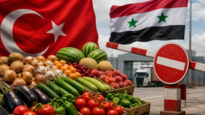 Suriye, Türkiye’den ithal ettiği birçok tarım ve gıda ürününe yönelik