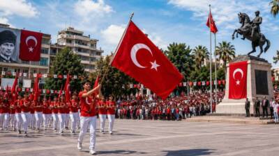 Türkiye Cumhuriyeti’nin kurucusu Mustafa Kemal Atatürk’ün Samsun’a çıkarak Milli Mücadele’yi