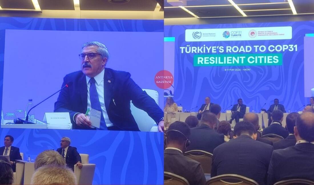 Hatay’da düzenlenen “Türkiye’nin COP31 Yolculuğu: Dirençli Şehirler” programı kapsamında gerçekleştirilen
