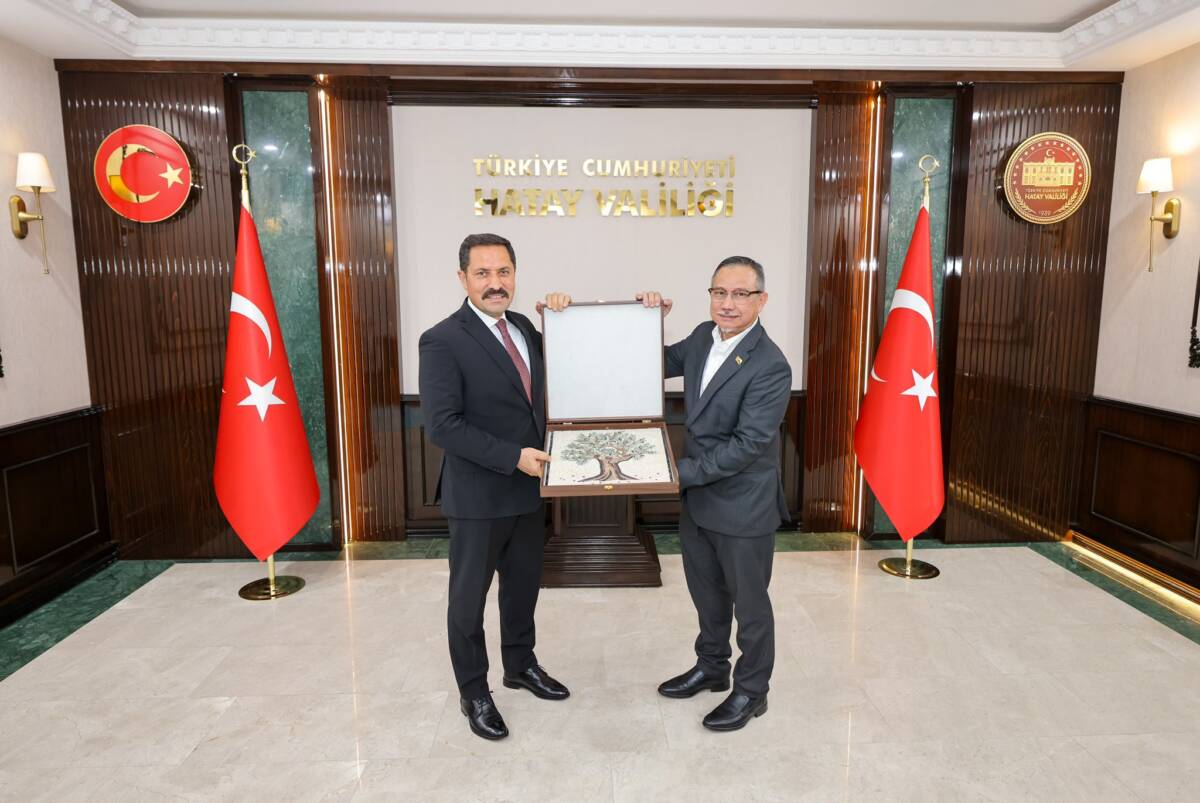 Hatay’da uluslararası temas: Brunei heyetinden ziyaret