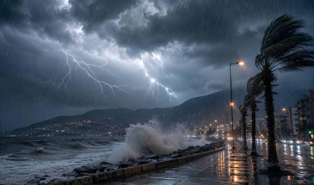 Meteoroloji tarafından yapılan son değerlendirmelere göre, Hatay genelinde kuvvetli sağanak