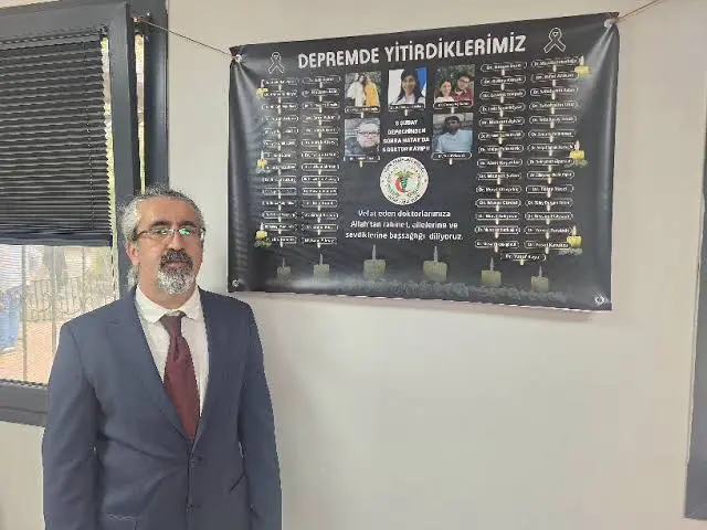 Hatay Tabip Odası Başkanı Dr. Ümit Oğur, Dörtyol Devlet Hastanesi’nde