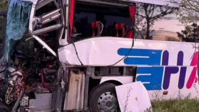 Hatay’dan yola çıkan yolcu otobüsü, Konya’da meydana gelen trafik kazasında