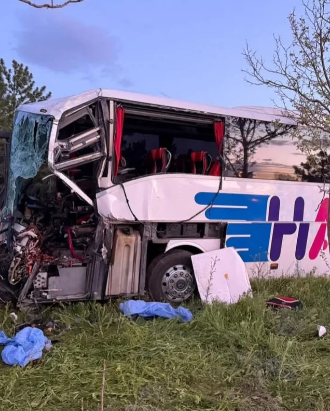 Hatay’dan yola çıkan yolcu otobüsü, Konya’da meydana gelen trafik kazasında