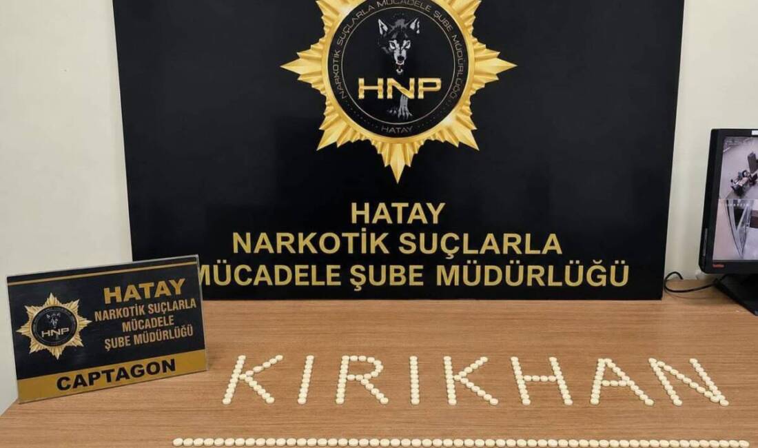 Hatay’ın Kırıkhan ilçesinde narkotik ekiplerince düzenlenen operasyonda bir ikamette yüksek