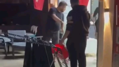 Antakya’da etkili olan sağanak yağış, kentte hayatı olumsuz etkilerken, 100.