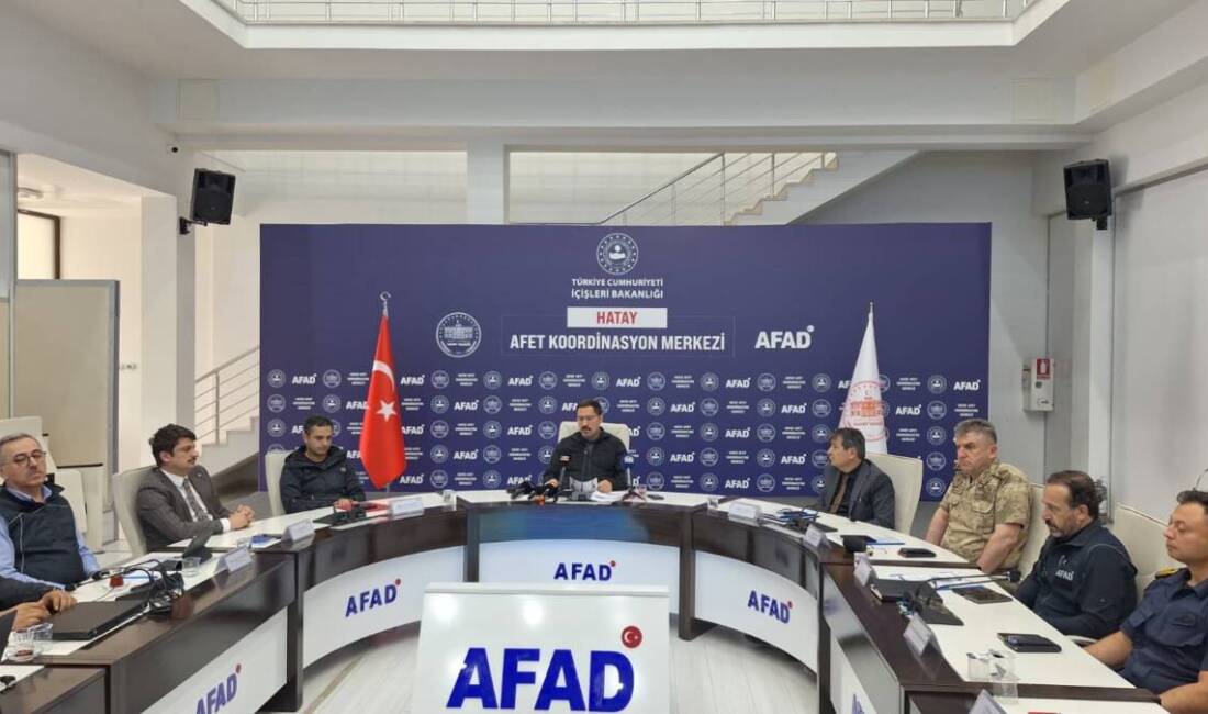 Mustafa Masatlı başkanlığında, dün gece Hatay’da etkili olan yoğun yağışların