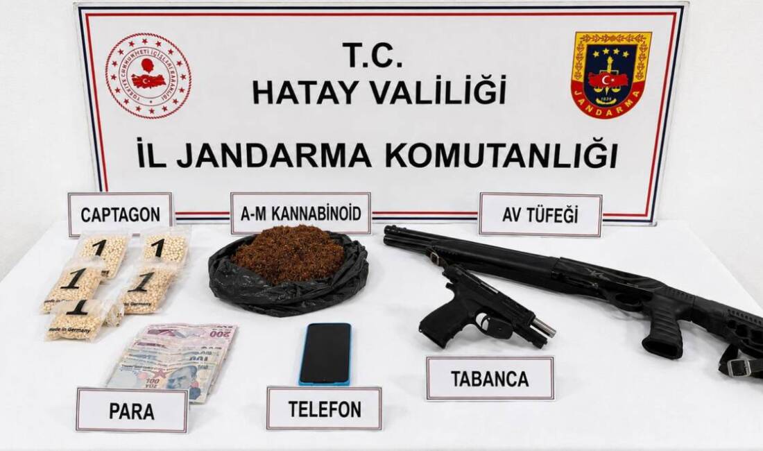 Hatay’da uyuşturucu ticaretine yönelik operasyonlarını sürdüren İl Jandarma Komutanlığı ekipleri,