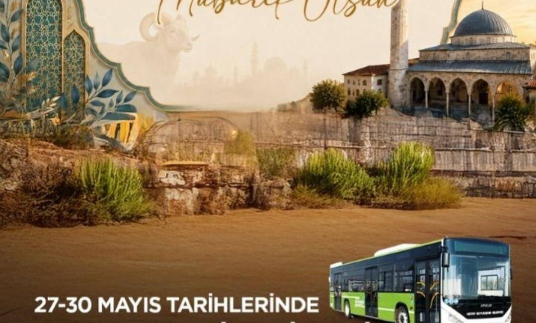 Hatay Büyükşehir Belediyesi, Kurban Bayramı süresince vatandaşların ulaşımda rahat etmesi