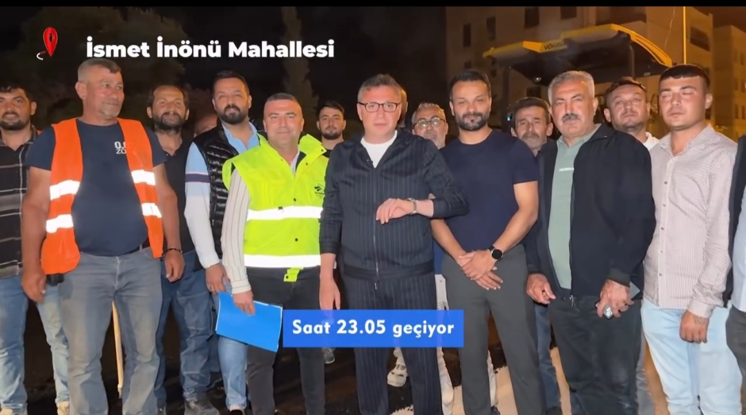 İskenderun Belediyesi kendi iş makinaları ve kendi imkanlarıyla oluşturduğu sıcak