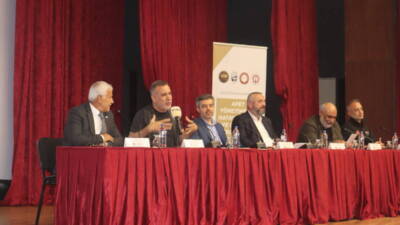 Hatay’da düzenlenen “Krizden Kalkınmaya: Afet Yönetiminde Hatay Modeli” programının 3.