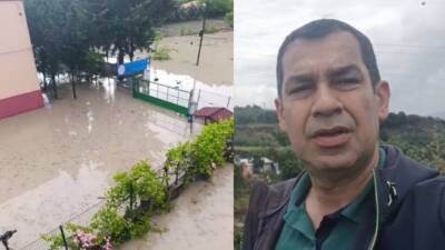 Hatay’da etkili olan sağanak yağışın ardından yaşanan sel ve yol