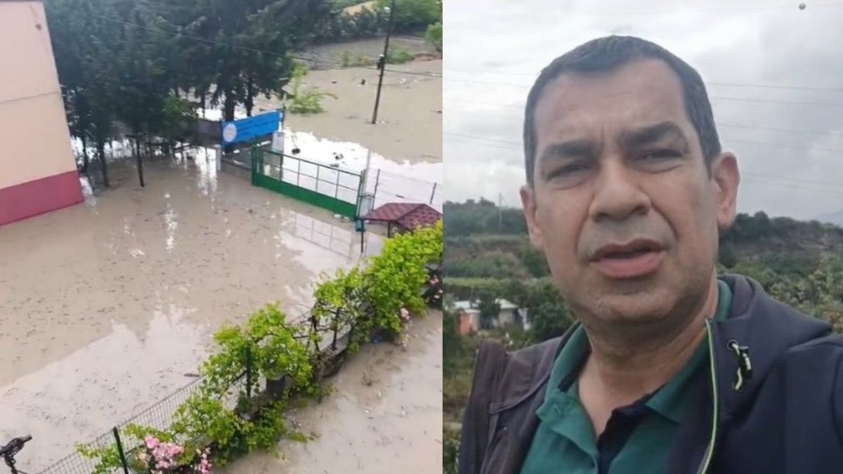 Hatay’da etkili olan sağanak yağışın ardından yaşanan sel ve yol