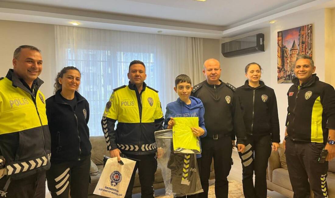 Hatay İl Emniyet Müdürlüğü, epilepsi hastası Emin Bozkurt’un polis olma