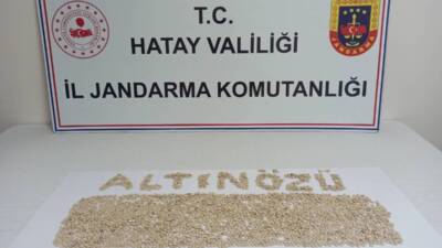 Hatay’da jandarmanın son bir ayda düzenlediği operasyonlarda binlerce uyuşturucu hap,