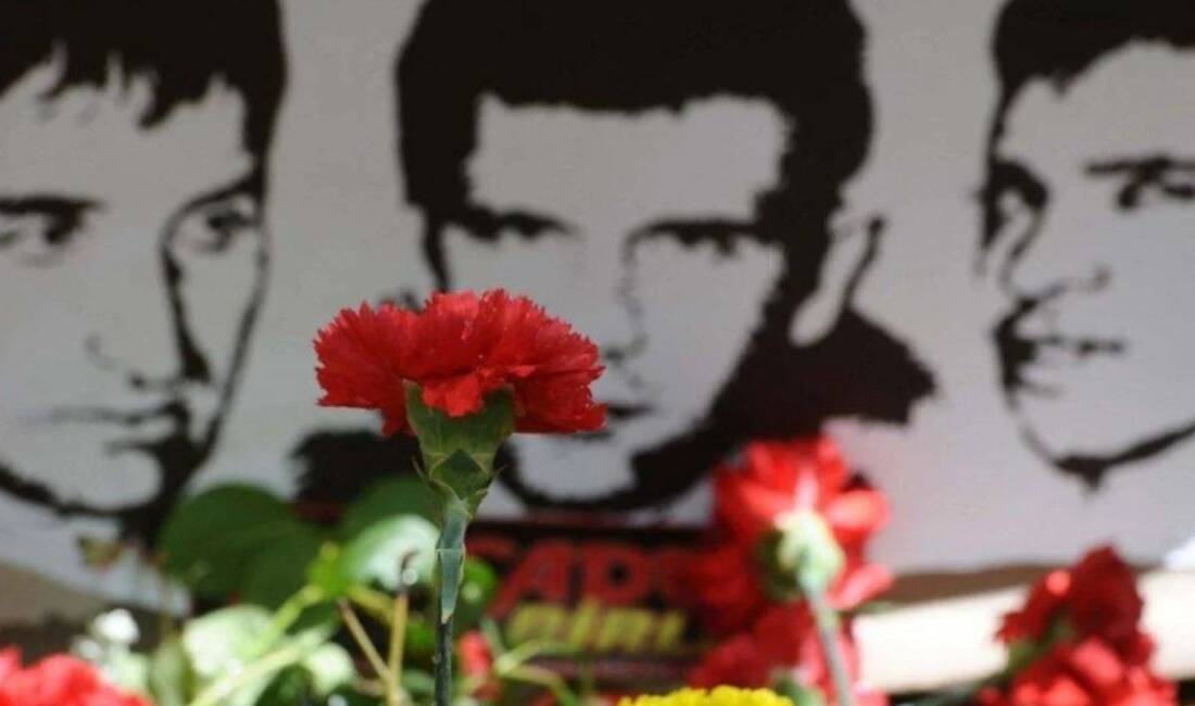 6 Mayıs 1972’de idam edilen Deniz Gezmiş, Yusuf Aslan ve