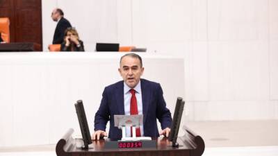 DEVA Partisi Genel Sekreteri Sadullah Ergin, TBMM’de yaptığı konuşmada yasama