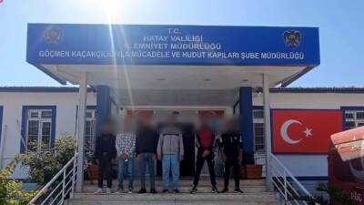Hatay Emniyet Müdürlüğü ekipleri tarafından göçmen kaçakçılığıyla mücadele kapsamında gerçekleştirilen