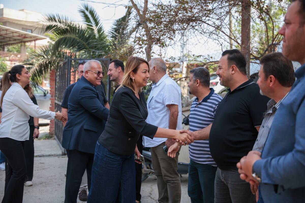 CHP Hatay Milletvekili Nermin Yıldırım Kara, Arsuz’da gerçekleştirdiği ziyaret programında