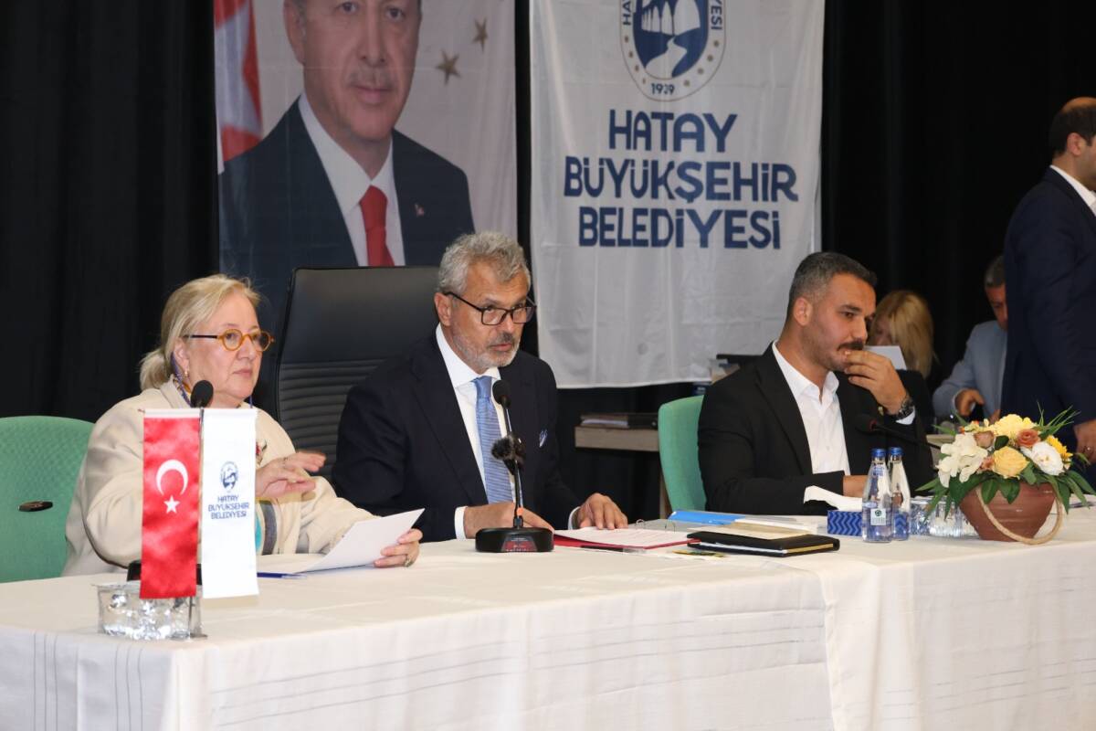 Hatay Büyükşehir Belediyesi (HBB) Mayıs Ayı Olağan Meclis Toplantısı’nın ilk