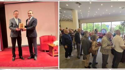 Antakya Gazetesi yazarı, emekli Tuğgeneral ve akademisyen Naim Babüroğlu, konferans