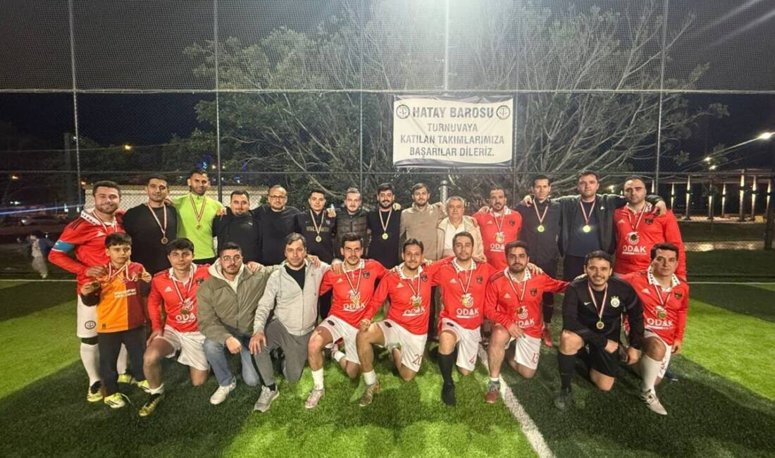 Hatay Barosu tarafından düzenlenen futbol turnuvasında İskenderun ve Antakya etaplarının