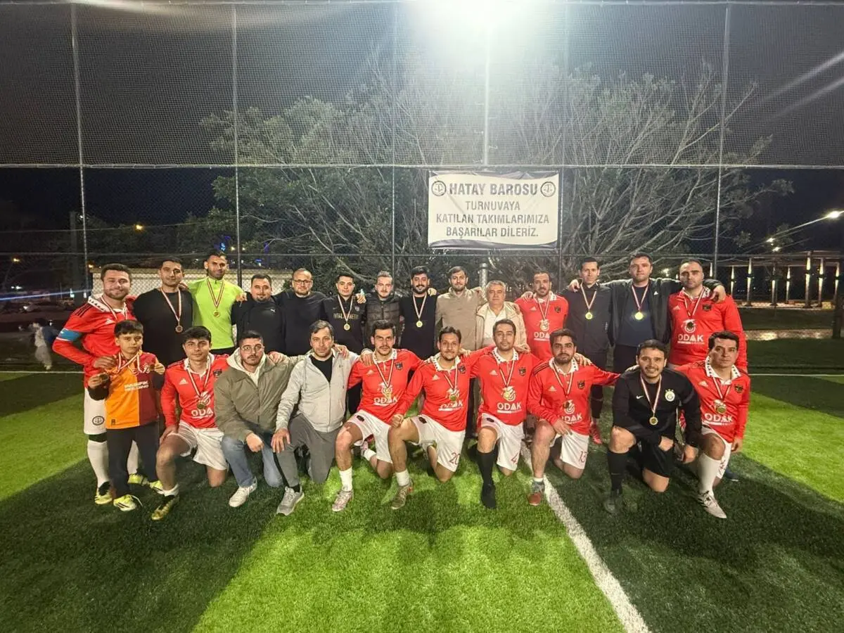 Hatay Barosu tarafından düzenlenen futbol turnuvasında İskenderun ve Antakya etaplarının