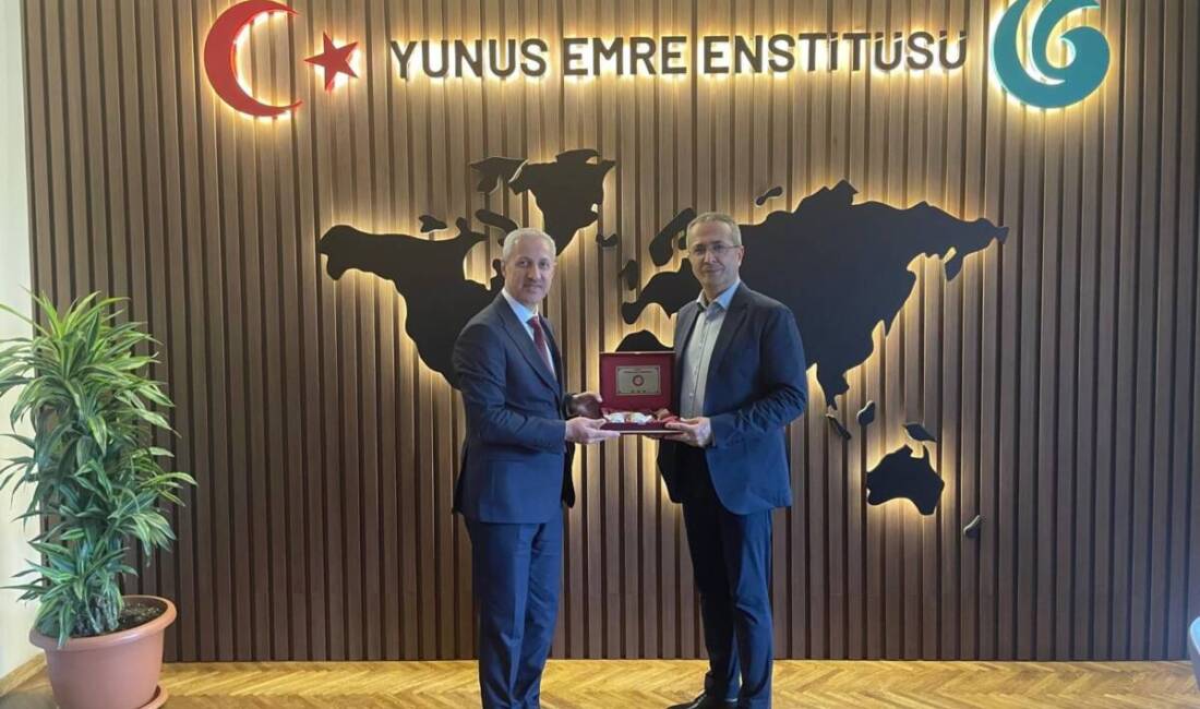 Veysel Eren, Ankara’da gerçekleştirdiği temaslar kapsamında Yunus Emre Enstitüsü Başkanı
