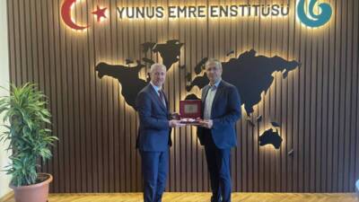 Veysel Eren, Ankara’da gerçekleştirdiği temaslar kapsamında Yunus Emre Enstitüsü Başkanı