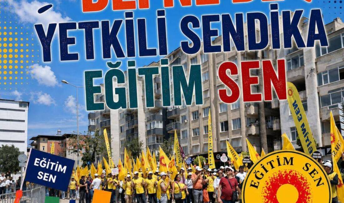 Defne ilçesinde öğretmen sendikaları arasında yetkili sendika yeniden Eğitim Sen