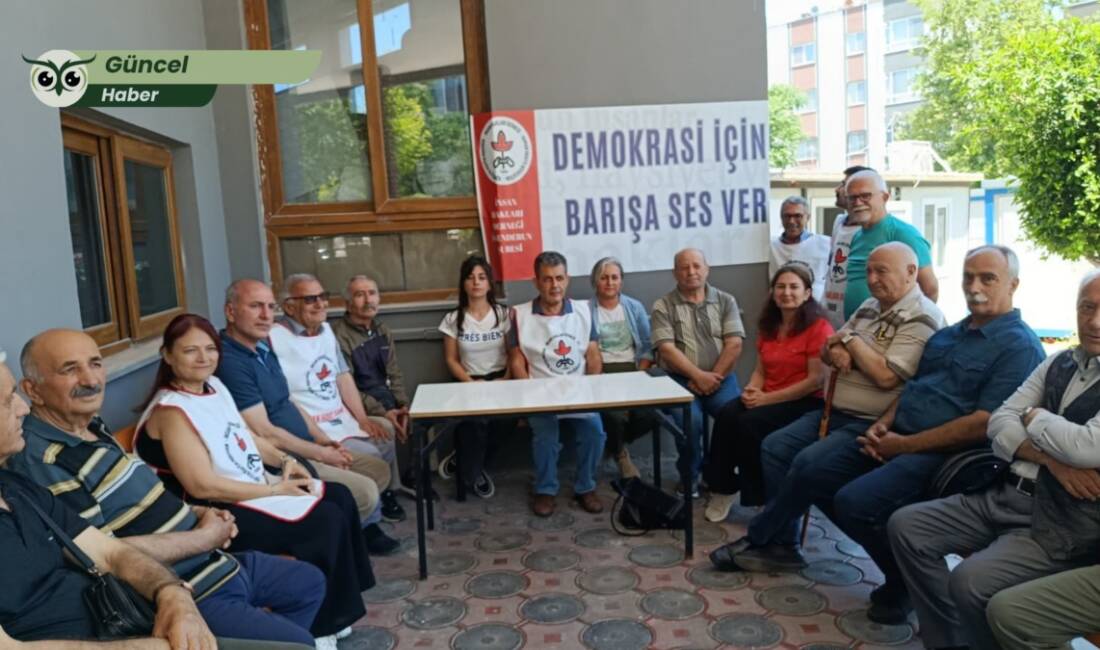 İnsan Hakları Derneği (İHD) İskenderun Şubesi, “Demokrasi İçin Barışa Ses