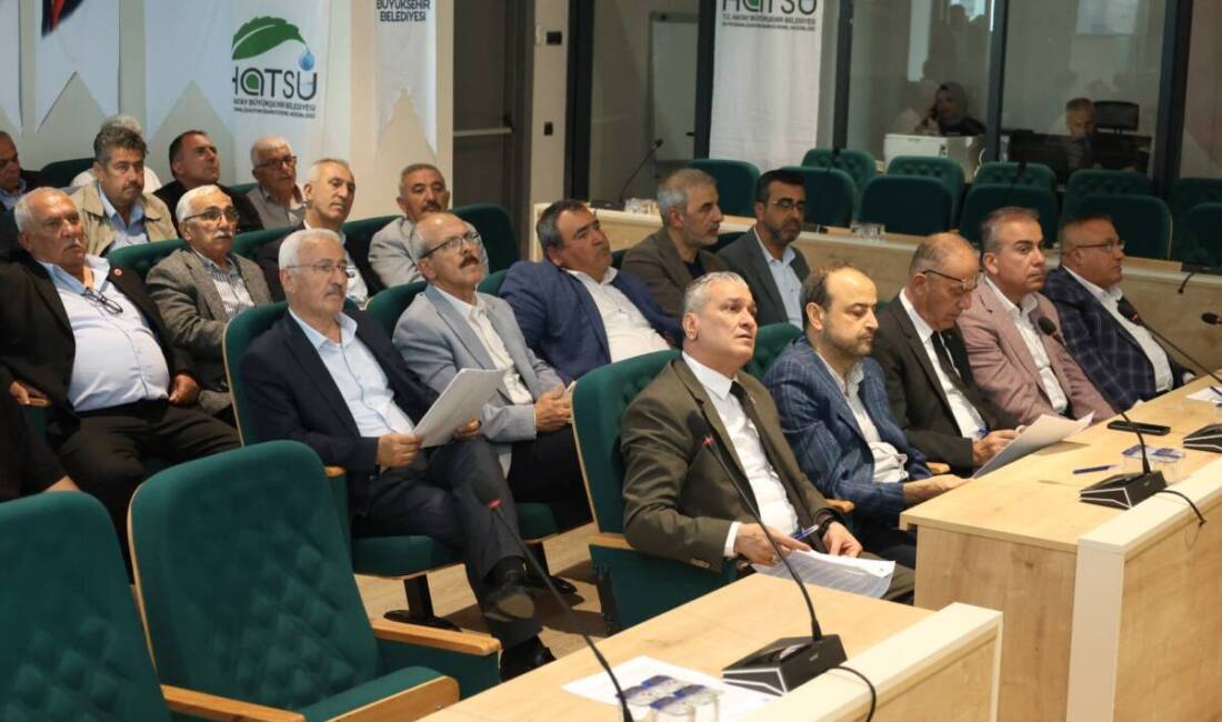 Hatay Büyükşehir Belediyesi Mayıs ayı ikinci meclis toplantısı hafta sonunda