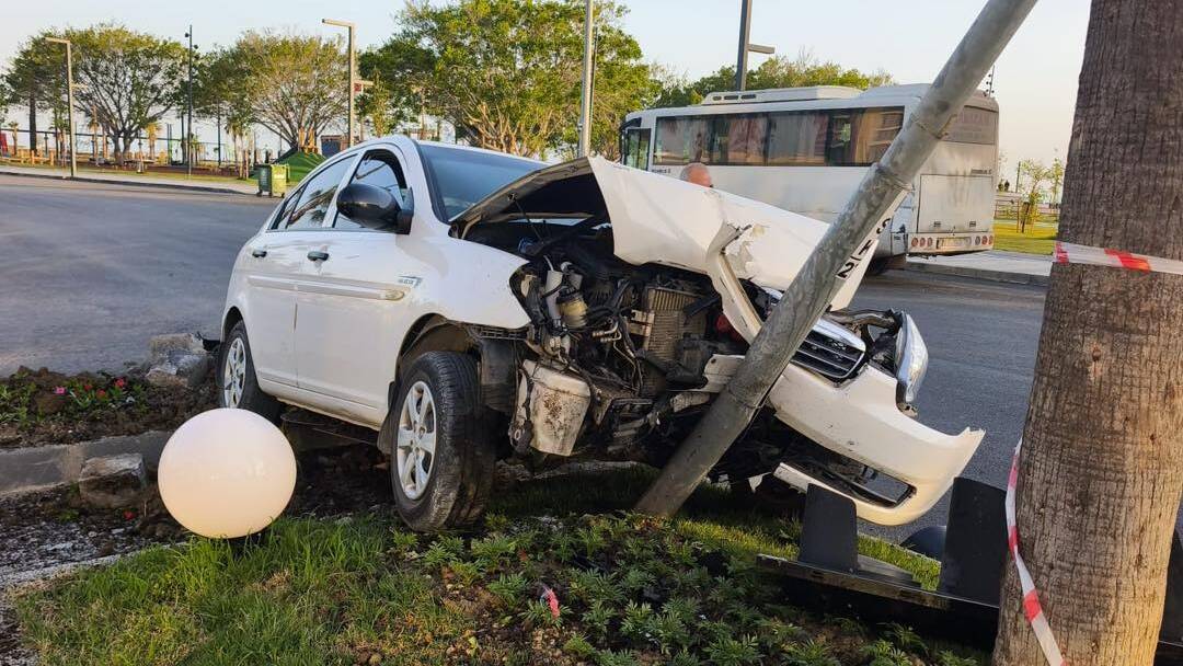Hatay’ın İskenderun ilçesinde meydana gelen trafik kazası paniğe neden oldu.