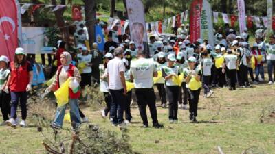Hatay’ın Antakya ilçesinde, Yıldırım Konaklamasız Orman Parkı’nda “Orman Benim” kampanyası