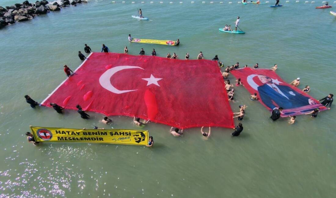 Arsuz ilçesine bağlı Karaağaç Konarlı Sahili’nde düzenlenen etkinlikte, Akdeniz rekoru