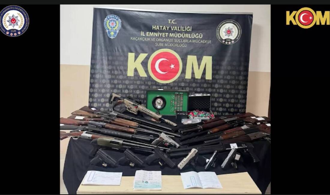 Hatay’da esnafı haraca bağlayan, fuhuş ve silahlı suçlarla bağlantılı faaliyet