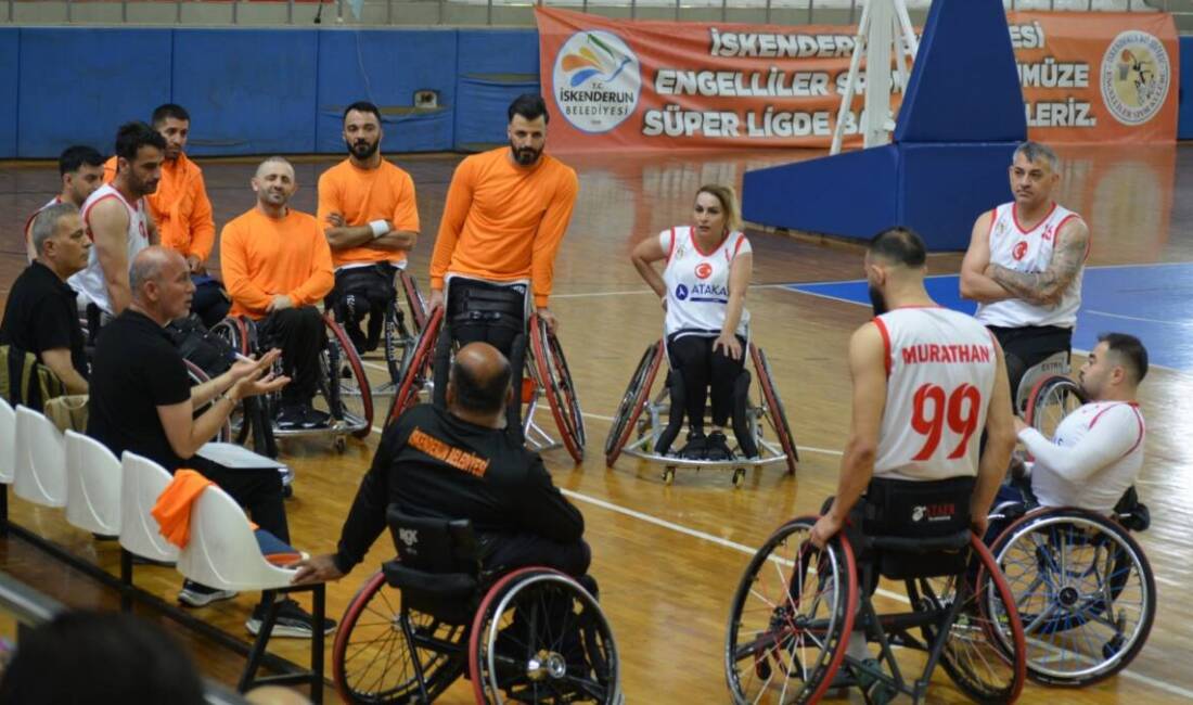 Hatay’ın Tekerlekli Sandalye Basketbol Süper Ligindeki temsilcisi İskenderun Belediye Spor