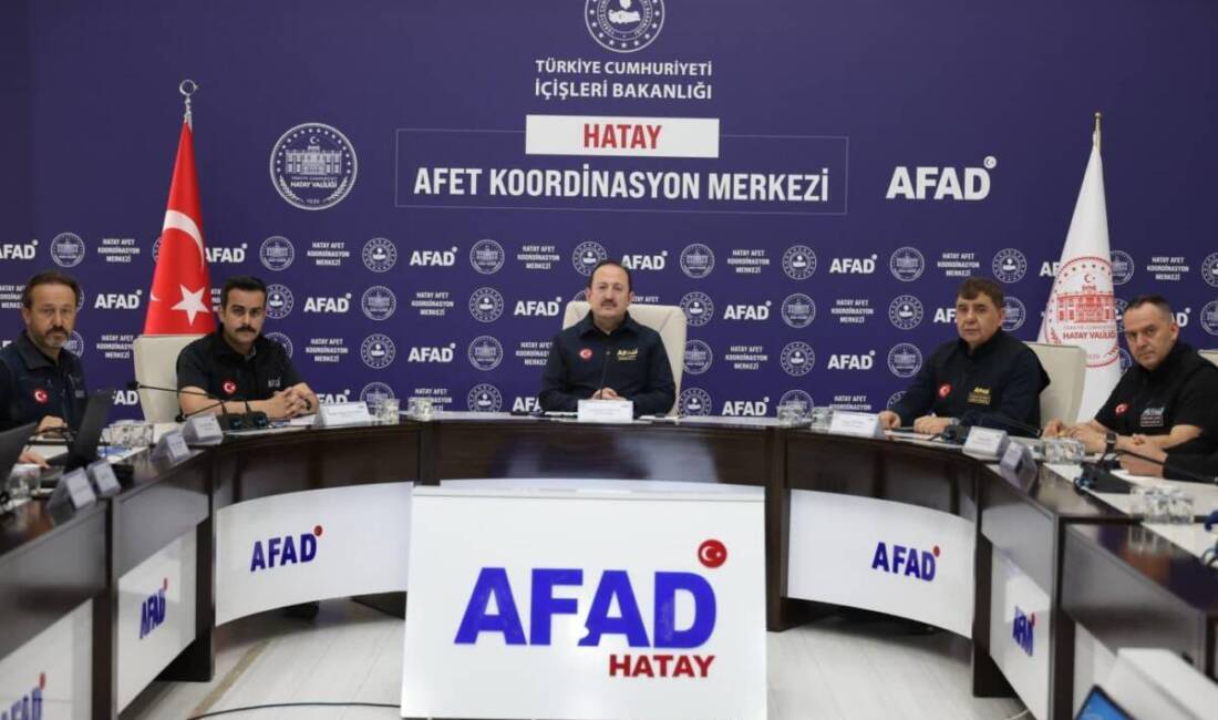 AFAD Başkanımız Ali Hamza Pehlivan başkanlığında, Hatay genelinde etkili olan